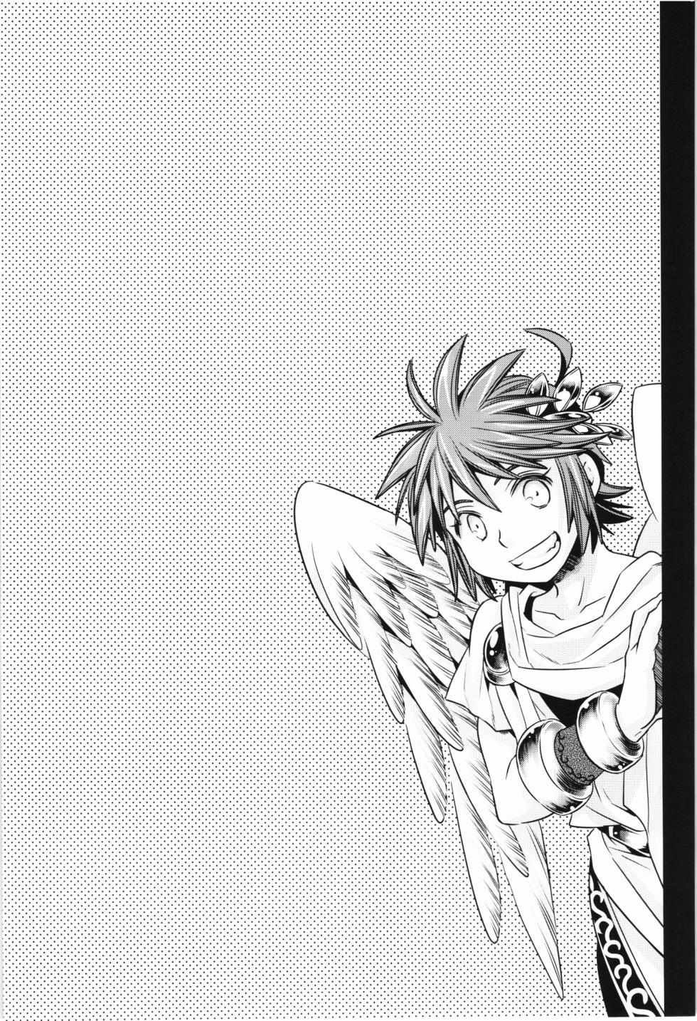 [Karasuma Pink Higashiiru (Karasuma Pink)] Guuzen ni mo Hattenba de Iawaseta Ore-tachi wa | We Just Happened to Meet at a Cruising Spot (Kid Icarus) [English] {Chin²} - Page 3