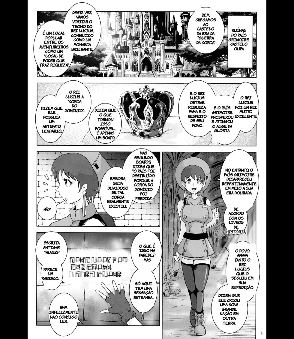 (C103) [Lavata Koubou (Takaishi Fuu)] Haijou no Nyuu-nai Shasei (TR-50) [Portuguese-BR] - Page 6