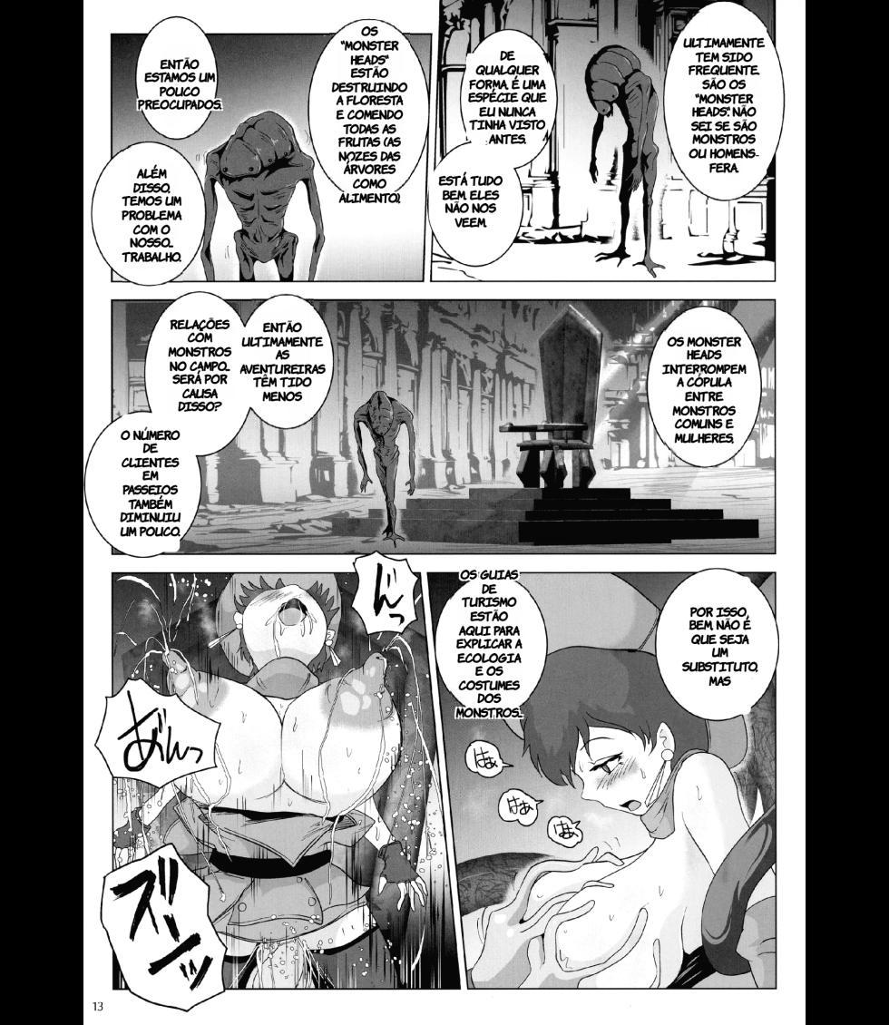 (C103) [Lavata Koubou (Takaishi Fuu)] Haijou no Nyuu-nai Shasei (TR-50) [Portuguese-BR] - Page 13
