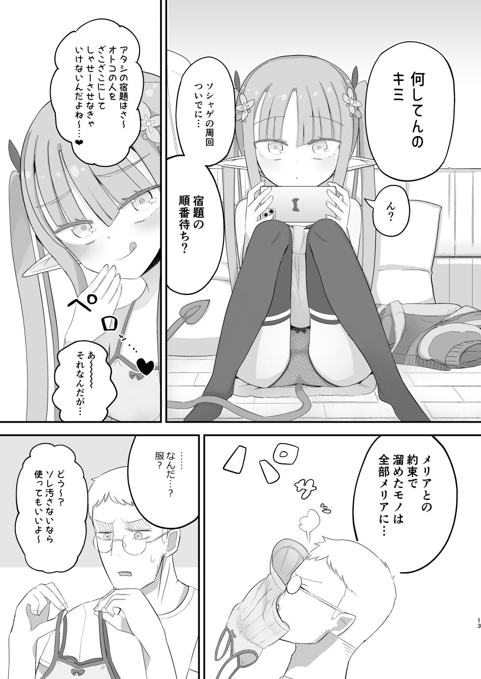 [Nokinoki (Noki)] JS Succubus Meria to Chika no Zakozako ni Naru Shukudai [Digital] - Page 13