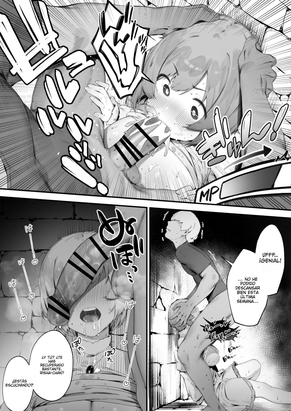 [Nigiri Usagi] Noroi no Sei de MP ga Tarimasen!! Zenpen｜¡¡No Tengo Suficientes Puntos de Magia por Culpa de una Maldición!! -Parte 1-[Spanish] [Shining Hentai + P7NEKO] - Page 12