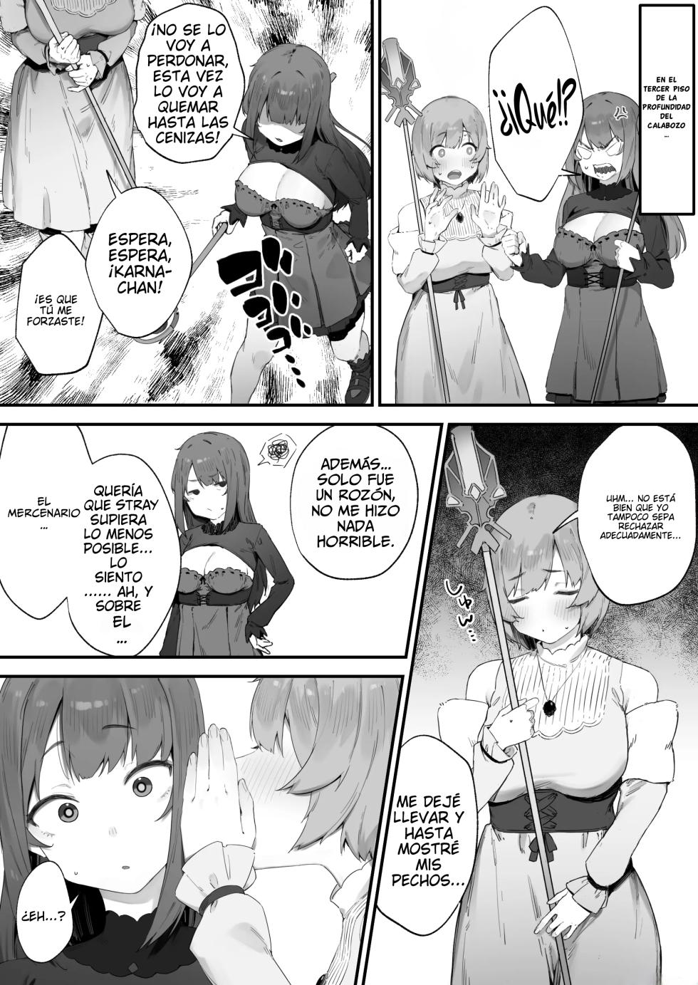 [Nigiri Usagi] Noroi no Sei de MP ga Tarimasen!! Zenpen｜¡¡No Tengo Suficientes Puntos de Magia por Culpa de una Maldición!! -Parte 1-[Spanish] [Shining Hentai + P7NEKO] - Page 13