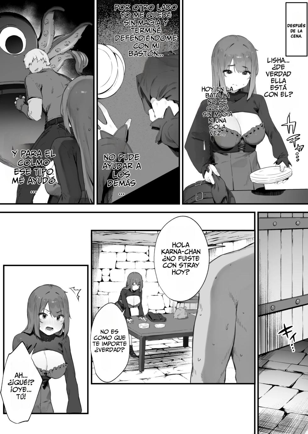 [Nigiri Usagi] Noroi no Sei de MP ga Tarimasen!! Zenpen｜¡¡No Tengo Suficientes Puntos de Magia por Culpa de una Maldición!! -Parte 1-[Spanish] [Shining Hentai + P7NEKO] - Page 14