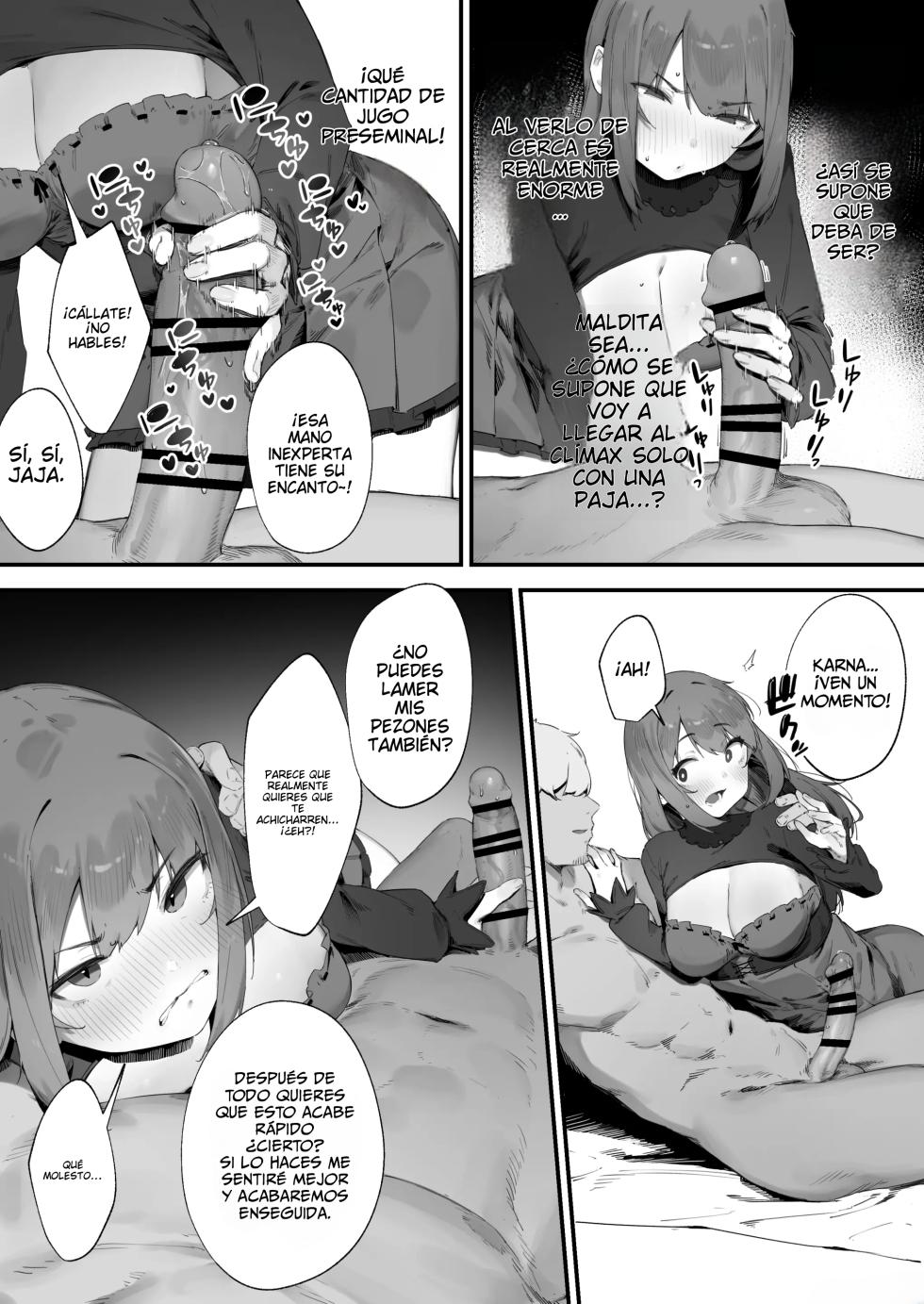 [Nigiri Usagi] Noroi no Sei de MP ga Tarimasen!! Zenpen｜¡¡No Tengo Suficientes Puntos de Magia por Culpa de una Maldición!! -Parte 1-[Spanish] [Shining Hentai + P7NEKO] - Page 19