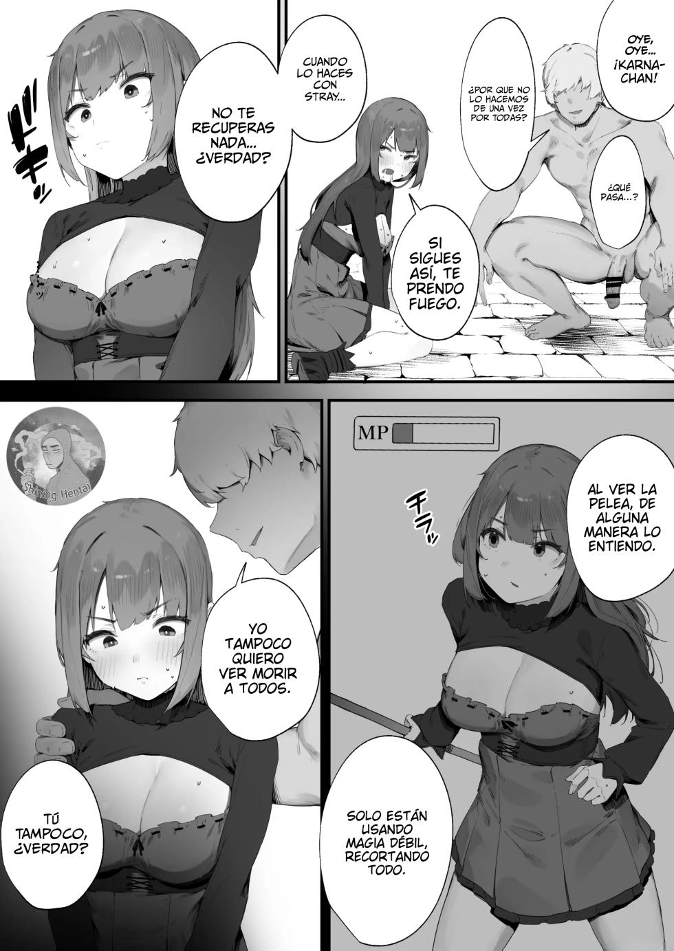 [Nigiri Usagi] Noroi no Sei de MP ga Tarimasen!! Zenpen｜¡¡No Tengo Suficientes Puntos de Magia por Culpa de una Maldición!! -Parte 1-[Spanish] [Shining Hentai + P7NEKO] - Page 22