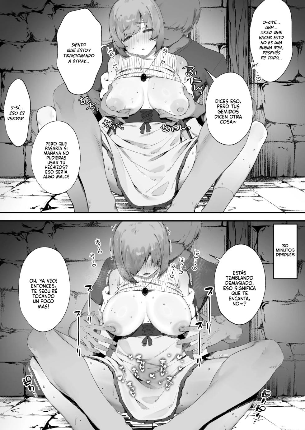 [Nigiri Usagi] Noroi no Sei de MP ga Tarimasen!! Zenpen｜¡¡No Tengo Suficientes Puntos de Magia por Culpa de una Maldición!! -Parte 1-[Spanish] [Shining Hentai + P7NEKO] - Page 36