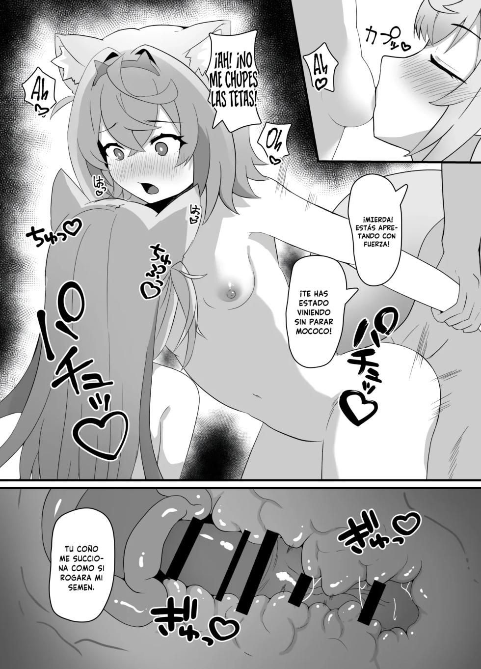 [OTN Kokoku (Kotaro OTN)] FWMC Icha Love SEX｜Sexo Amoroso con FuwaCoco (Fuwawa Abyssgard, Mococo Abyssgard) [Spanish] [Komari Scan] [Digital] - Page 13