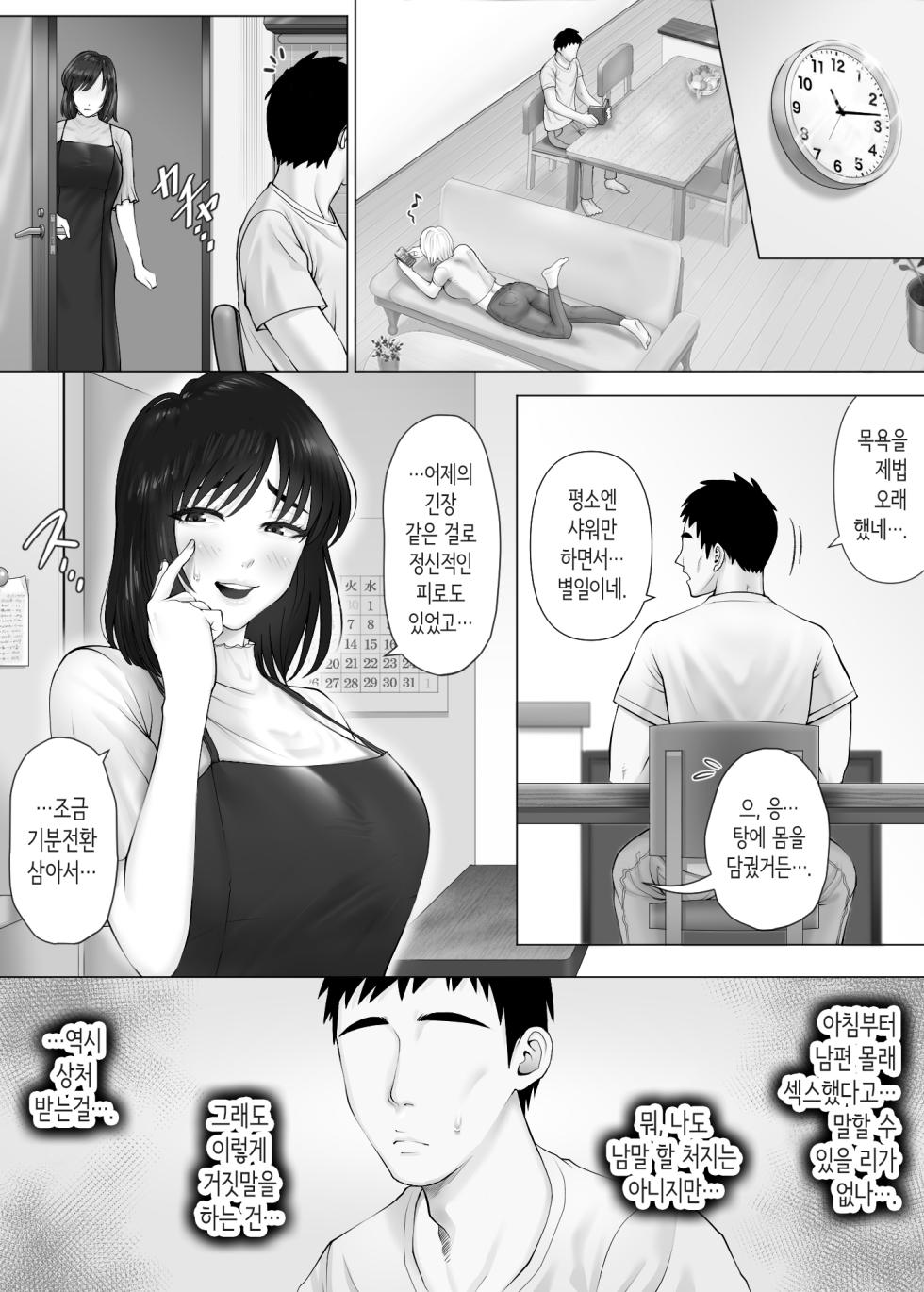 [Mitsumitsu Niku (Hikitogu)] LeveChi na Swapping 3 ~Honrosareru Fuufu Hen~ | 차원이 다른 스와핑 3 ~농락당하는 부부편~ [Korean] - Page 19