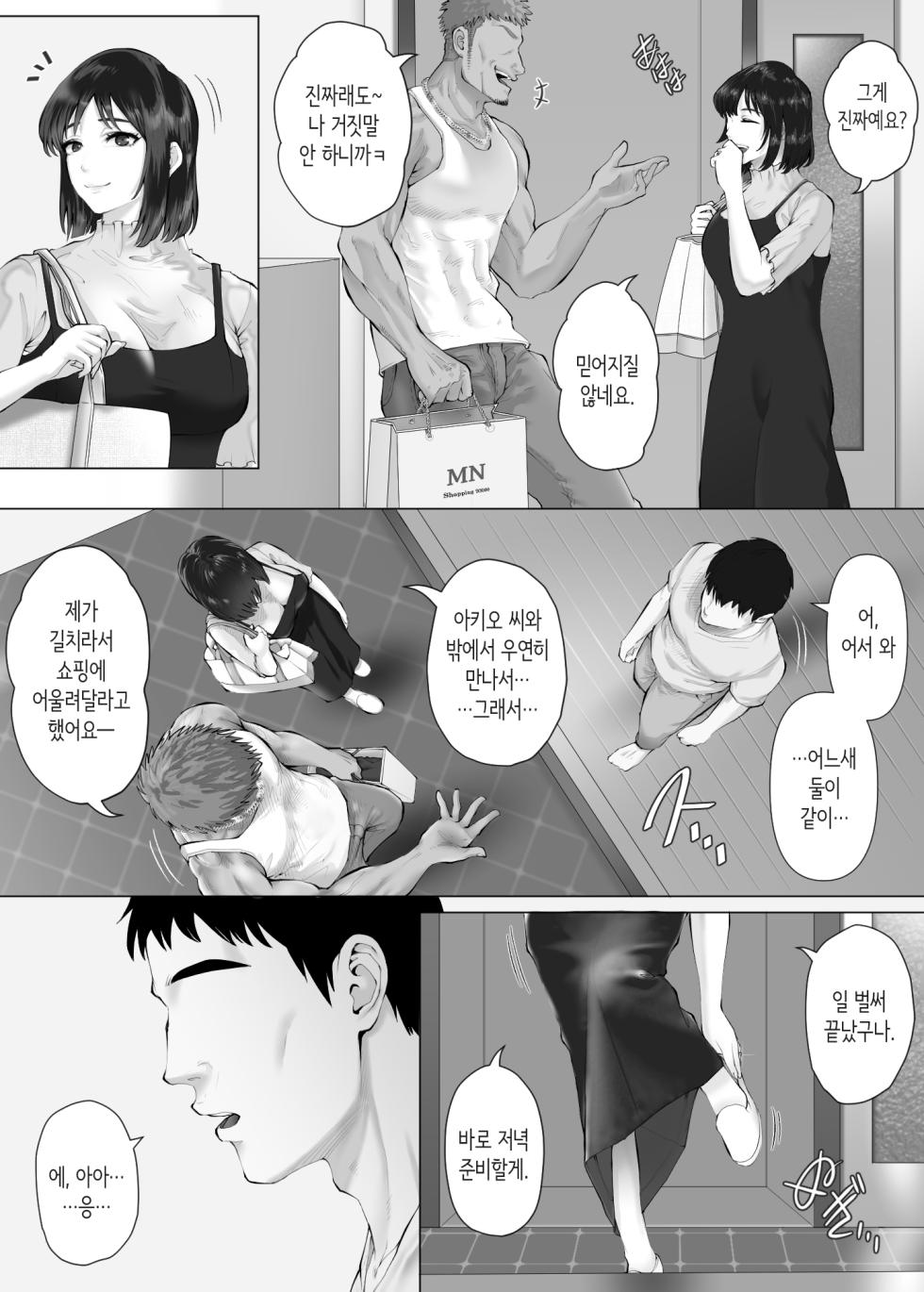 [Mitsumitsu Niku (Hikitogu)] LeveChi na Swapping 3 ~Honrosareru Fuufu Hen~ | 차원이 다른 스와핑 3 ~농락당하는 부부편~ [Korean] - Page 28