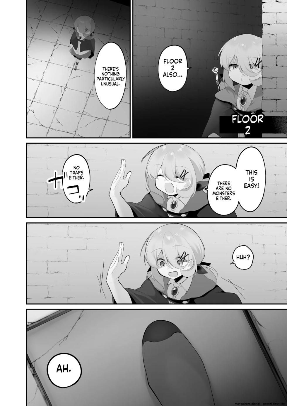 [Me no Kataki (Akinashi Koyomi)] Jishou Tensai Shoujo, Ero Trap Dungeon ni Idomu ~Sugureta Zunou to Boudai na Maryoku to Saikyou no Omamori de Musou Shimasu~ [English] [SCANMTL] - Page 7