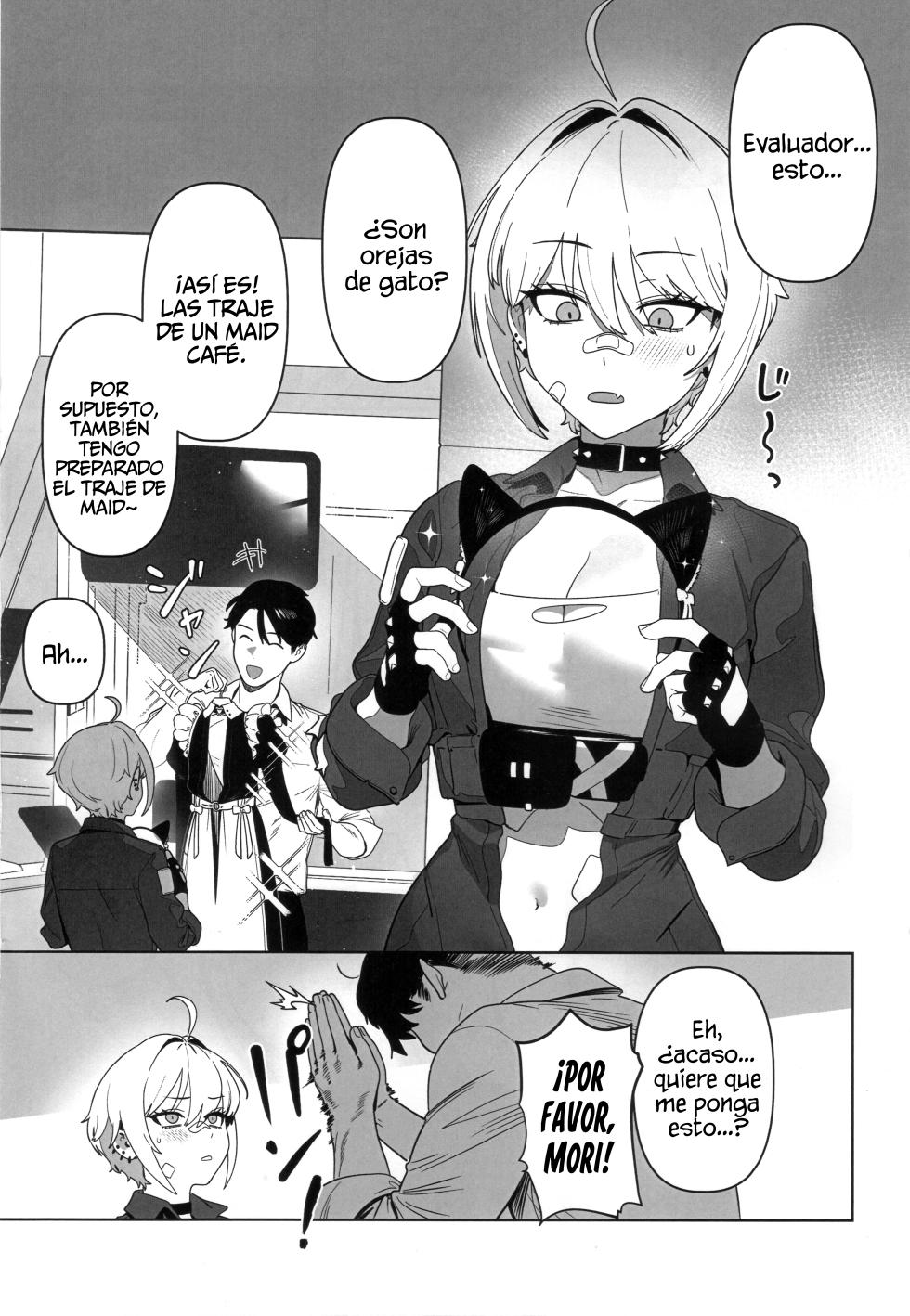 (C107) [Oasis (TABBTO)] Onegai Mori! (Goddess of Victory: Nikke) [Spanish] [Mapache Fansub] - Page 2