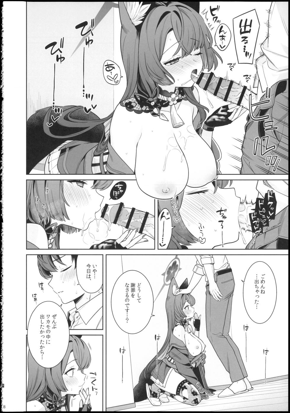 (Sensei no Archive 15) [NOMIYAGUMI (Ichinomiya)] Junjou Renjou Hatsujou Kitsune -6- (Blue Archive) - Page 8