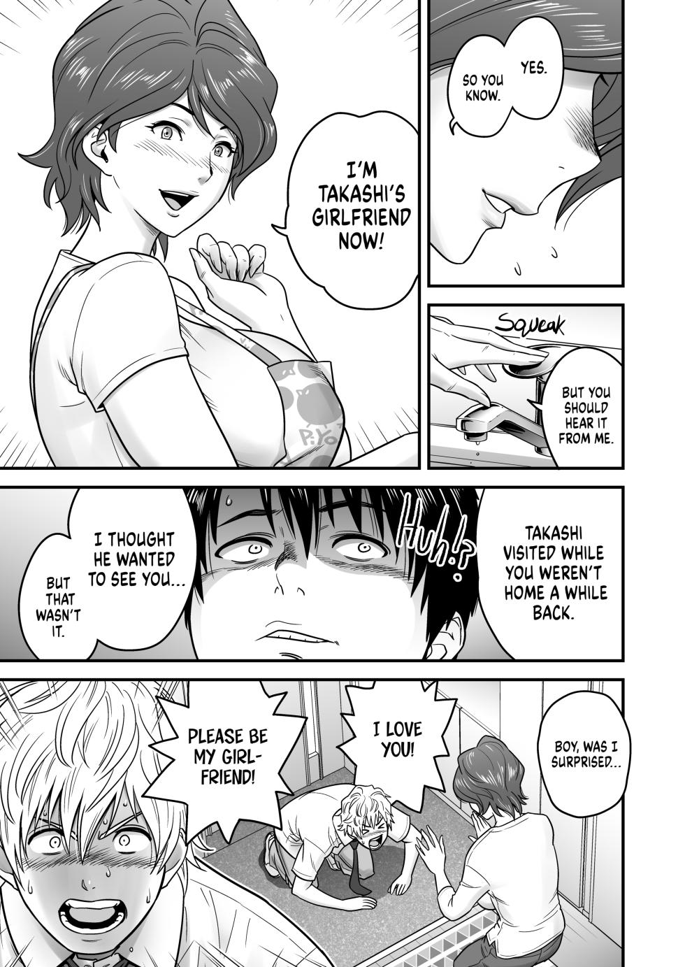 [Tatsunami Youtoku] My Mom Became My Friend’s Girlfriend - Page 8