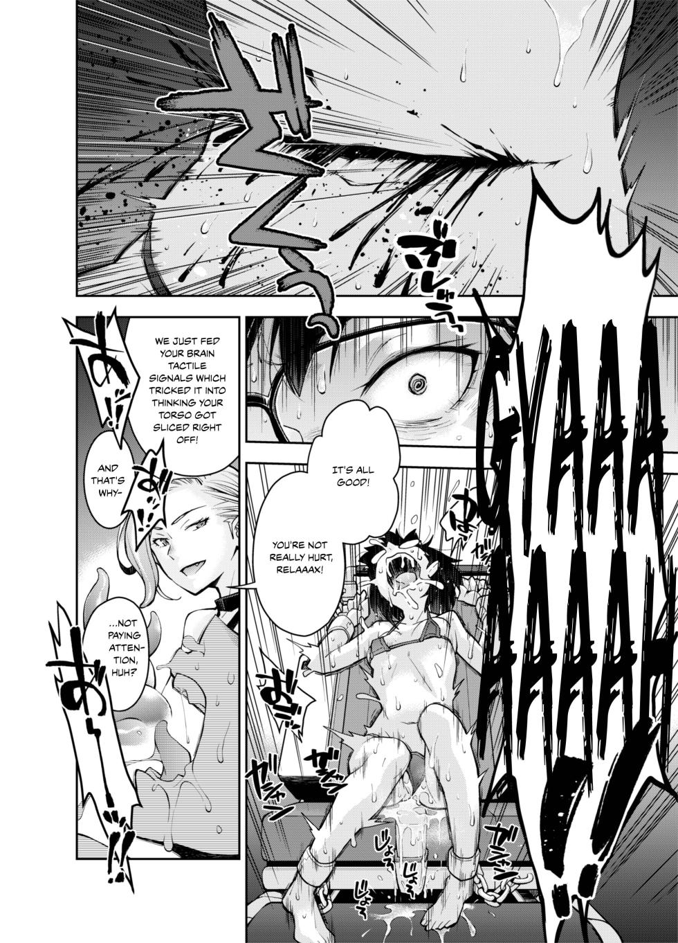 [Ryoumoto Hatsumi] [DEEP SPACE EIGHT] The Captured Space Police Cadet Falls to the Twin Tentacle Monster's Lesbian Interrogation [English] [Your Deer Friends Black] - Page 20