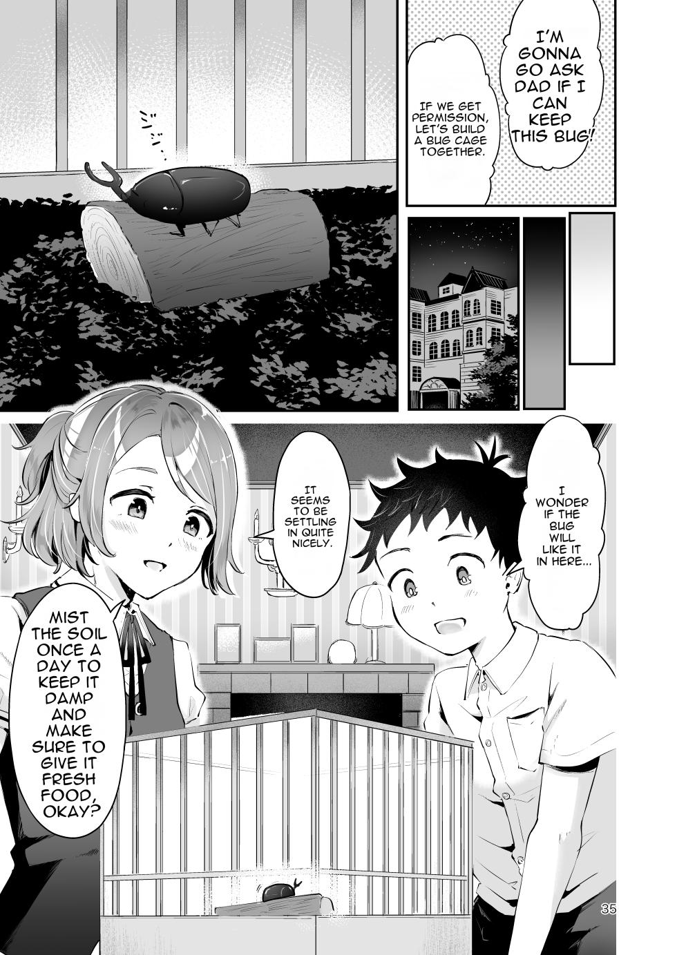[Manga Kissa Seto (Seto Ryoko)] The Servant Boy and the Young Master's First Ejaculation Sex: 'The Secret Garden' [English][MTL] - Page 34
