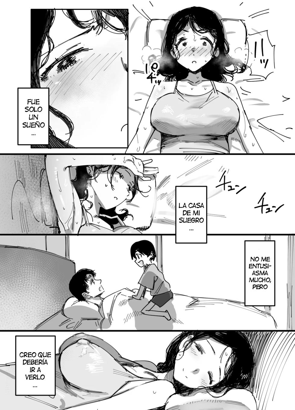 [Dynamic Mom (Onodera)] Otto no Shakkin Nakadashi Hensai Gifu ni Mi o Uru Komochi Tsuma｜Una Mujer Casada Vende su Cuerpo a su Suegro [Spanish] [Pajerosxnx] - Page 6