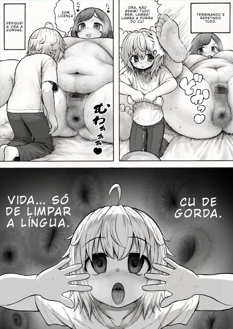 [Herohero Hospital (Herohero Tom)] Debu no Ketsuana Nameru dake no Kantan na Oshigoto [TRADUZIDO PT-BR] - Page 10