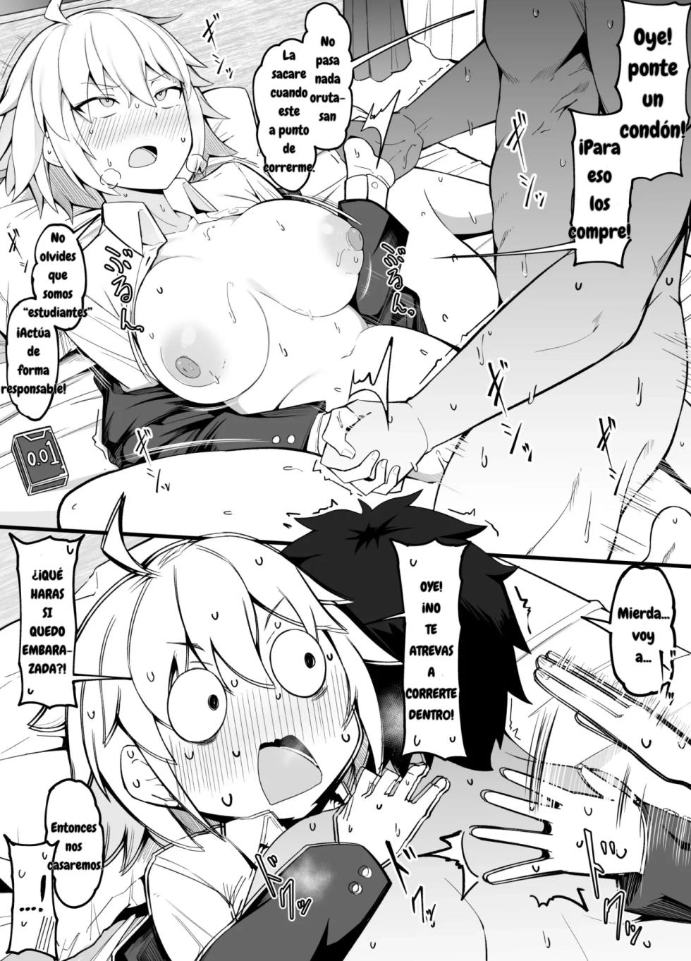[Corundum] Id-hen de Gakusei Sekkusu wo Kitai suru Alter-san｜Esperando Sexo Estudiantil con Alter-san en el Arco de Id (Fate／Grand Order) [Spanish] [Locoflacks] - Page 3