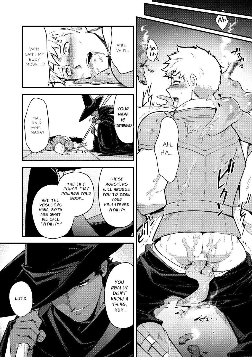 (YaroFes2025-summer-) [Seii Daishougun (ITKZ)] Ingoku no Meikyu - Job-mei 'onaho' no Shinjin Tansakusha wa Nakamatachi ni chokyo (Leveling) sarete Lv99 no Nikubenkininaru - [Digital] [English] - Page 19