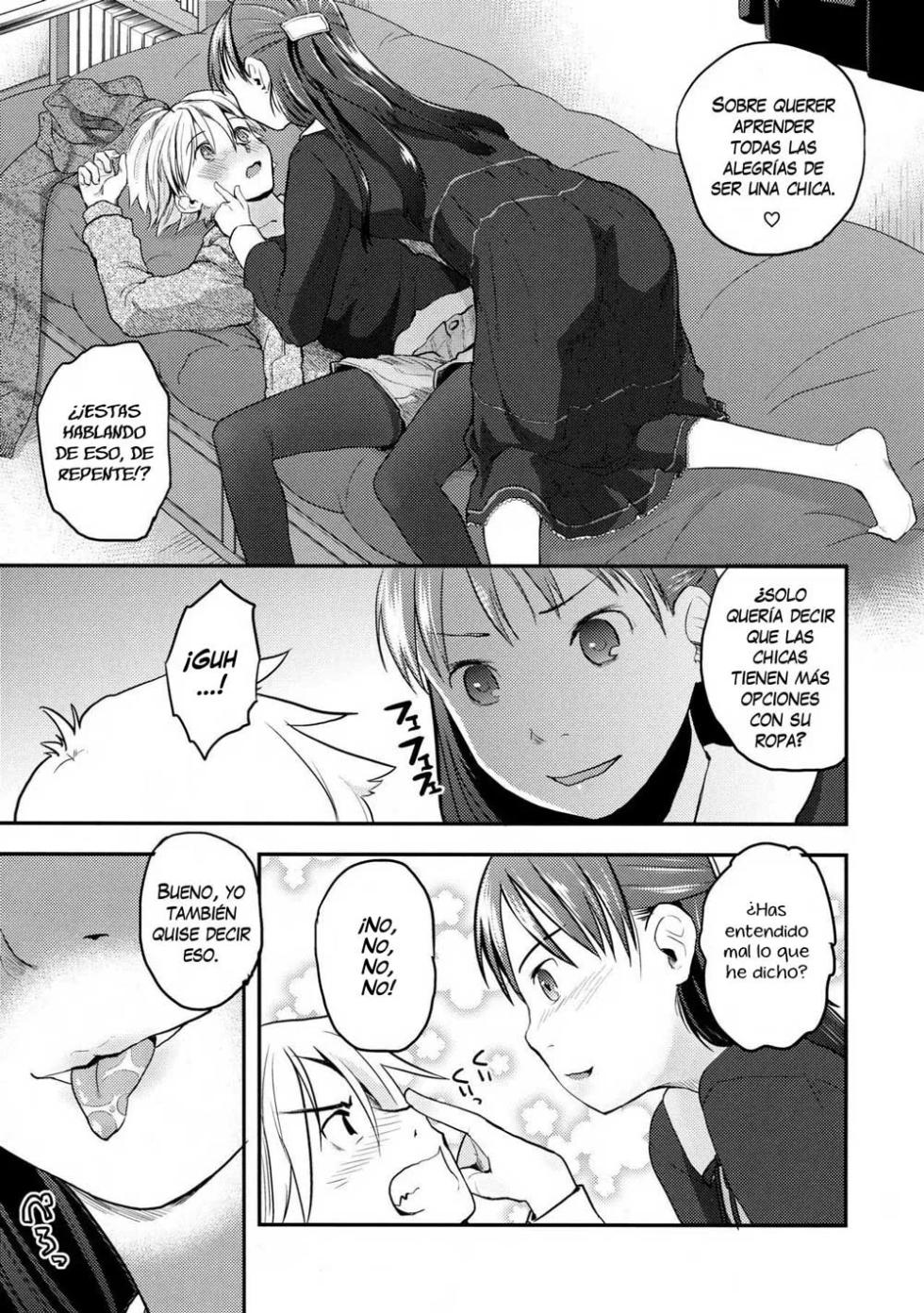 (C89) [Tsumasaki Label (Hidari Kagetora)] Nyotaika Shita Ore o Do-S Kanojo ga DenMa de Ikaseyou to Suru Ken ni Tsuite [Spanish][Zombie9888] - Page 11