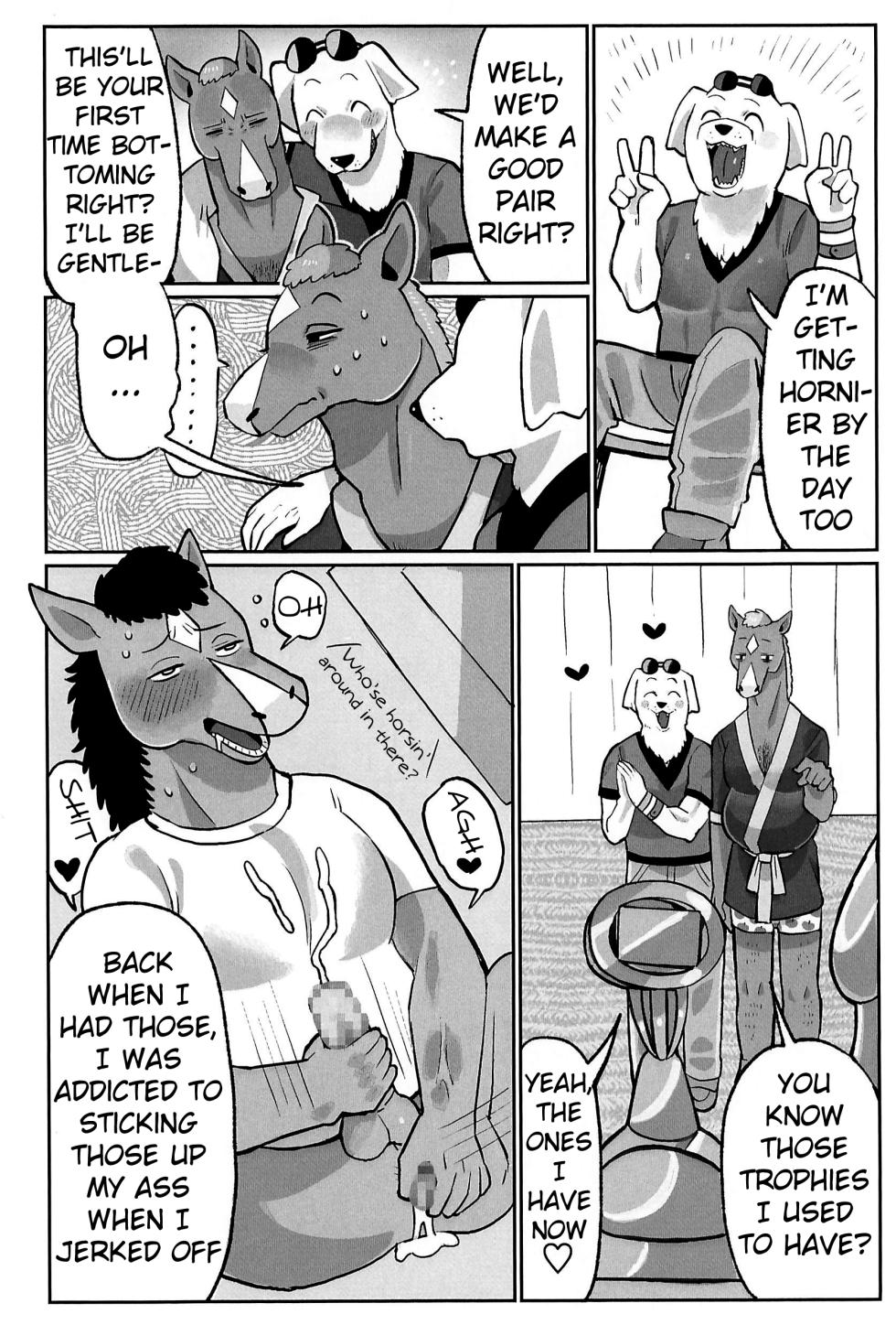 (Shinshun Kemoket 11) [hanamuke (Igarashi Hazuki)] Can I beat a dog's dick? Let's Find Out!! (BoJack Horseman) - Page 6