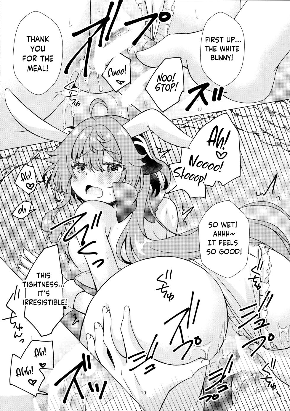 (C107) [Remon no Omise (Furukawa Remon)] Usagi ga Futari ni Nacchatta! | We have Two Bunnies Now! (Genshin Impact) [English] [ReinaRepublic] - Page 10