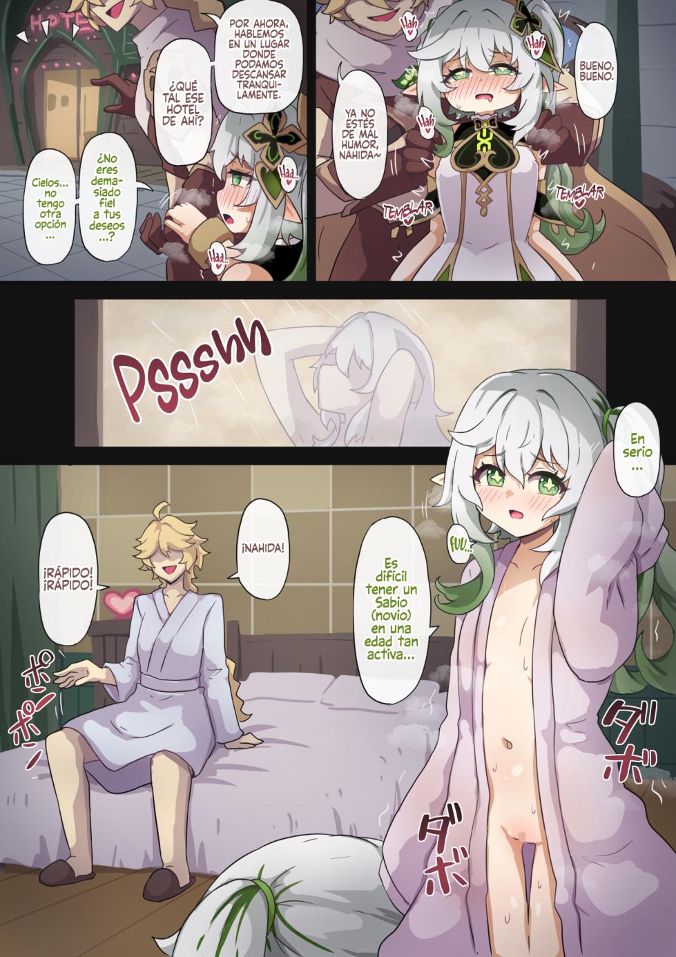 [Nine (KA-9)] Nahida Manga (Genshin Impact) [Spanish] [Rakuen Translations] - Page 2