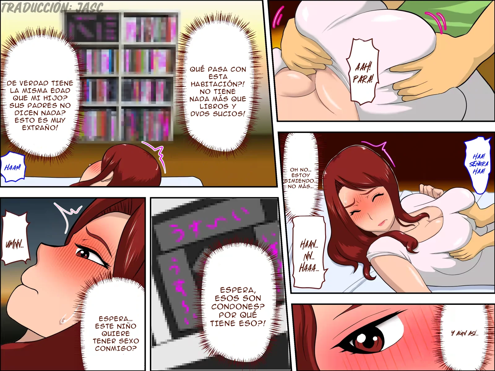 [Almarosso] Musuko no Doukyuusei ni Makura Eigyou Shita...｜Acostándome con el compañero de clase de mi hijo para impulsar mi carrera... [Spanish] [Jasc] - Page 18