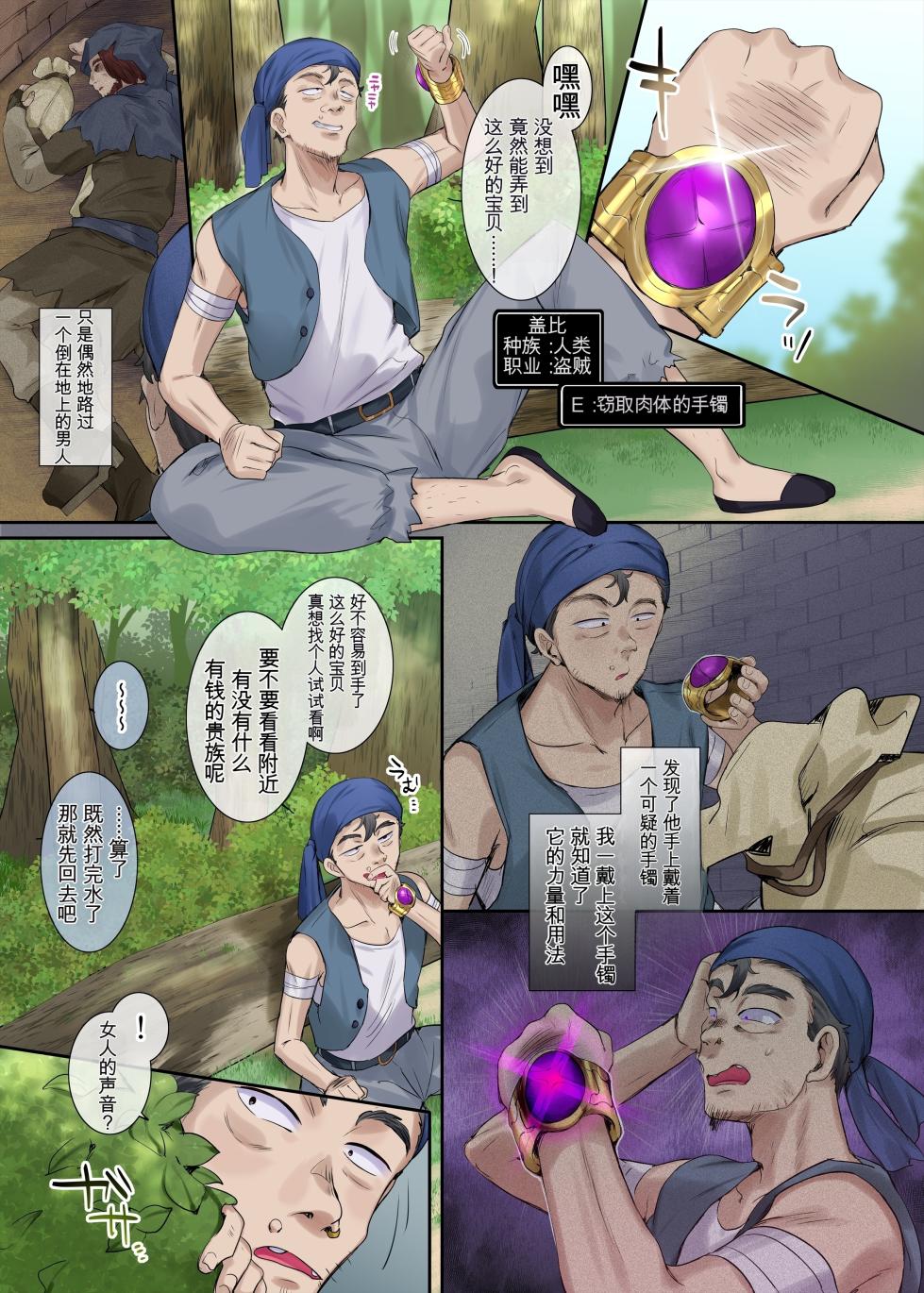 [Popland (Hiiragi Popura)] Nikutai Dorobou no Udewa | 窃取肉体的手镯 [Chinese] [yfghhvnmmkbg] [Ongoing] - Page 3