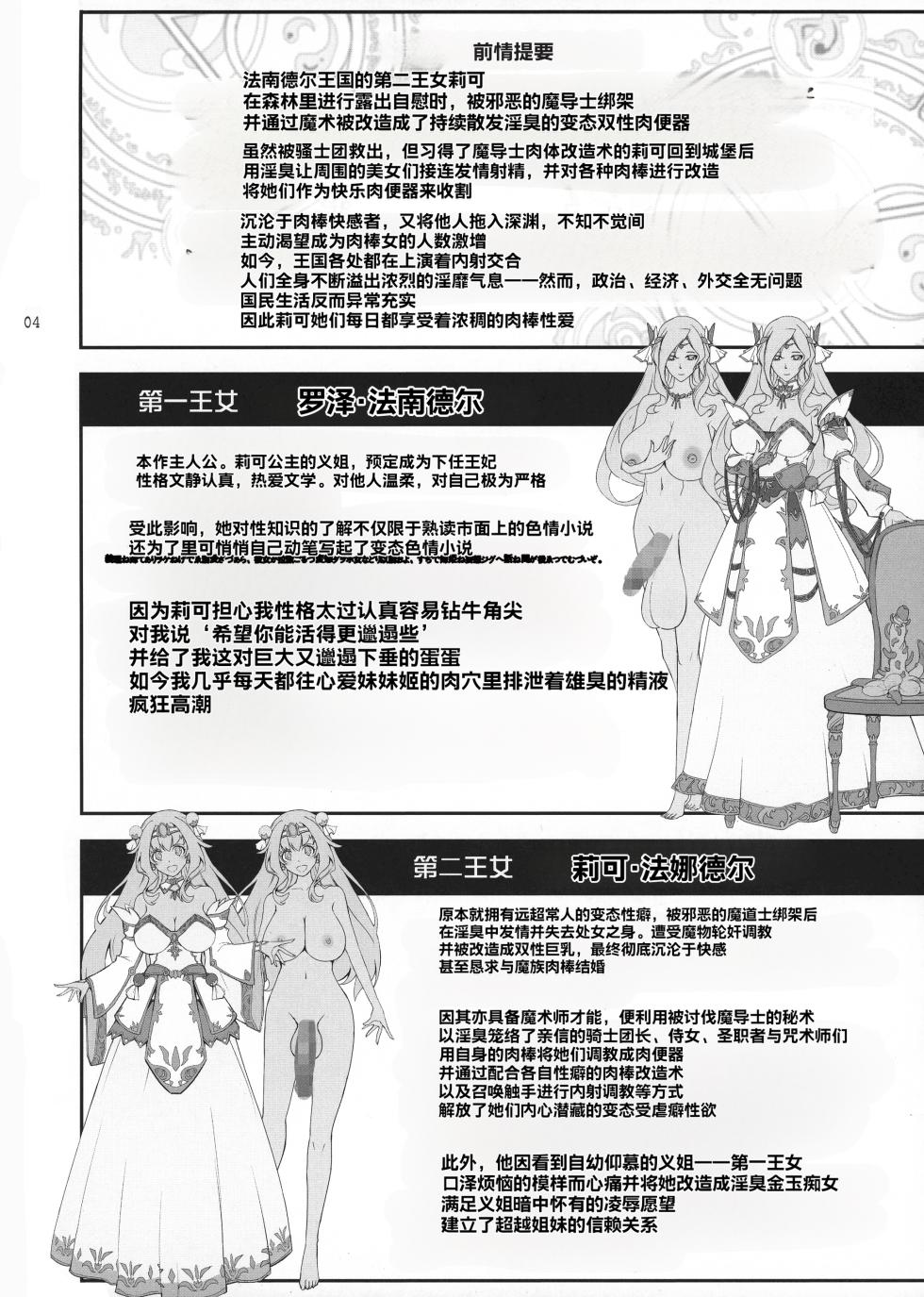 (C100) [Garyuh-Chitai (TANA)] Bikou Oujo 2 Inshuu Dadamore Princess - Page 4
