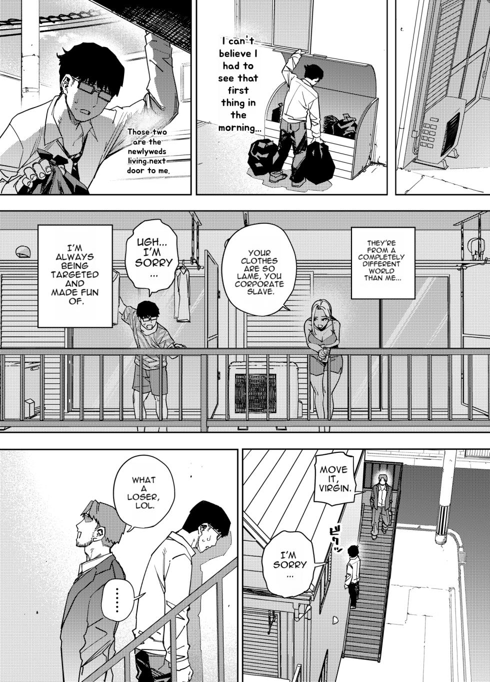 [Ogon Shinshi Club (Kaniguruma)] Ore wa Shachiku de Rinjin Gal Hitozuma no Seiyoku Shori Gakari [English] [MTL] - Page 6