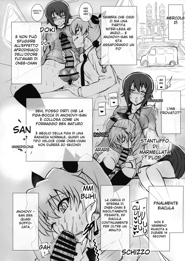 (Futaket 15) [Guhan Shounen (Guhan Shounen)] Futa Maho Seiyoku Nikki (Girls und Panzer) [Italian] - Page 8