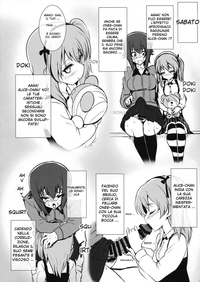 (Futaket 15) [Guhan Shounen (Guhan Shounen)] Futa Maho Seiyoku Nikki (Girls und Panzer) [Italian] - Page 14