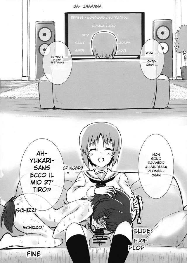 (Futaket 15) [Guhan Shounen (Guhan Shounen)] Futa Maho Seiyoku Nikki (Girls und Panzer) [Italian] - Page 20