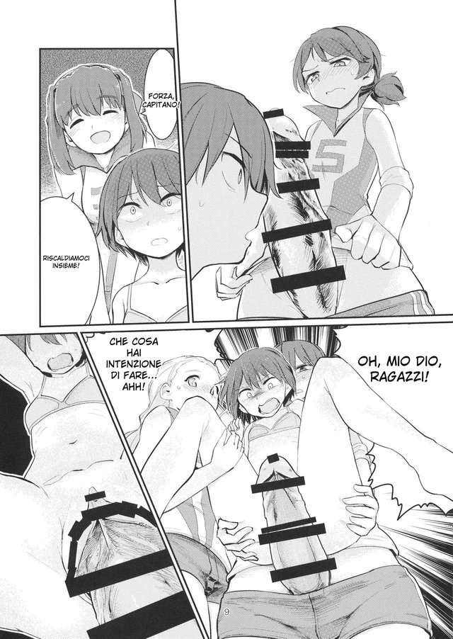 (C89) [Yakitate Jamaica (Aomushi)] Yowatta Captain o Mawasu Hon (Girls und Panzer) [Italian] - Page 8