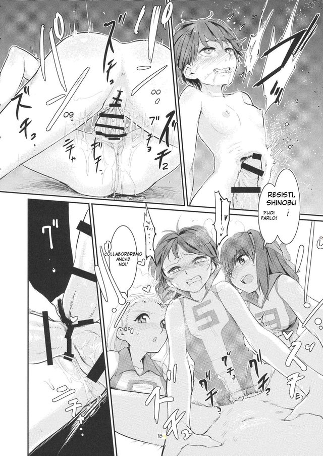 (C89) [Yakitate Jamaica (Aomushi)] Yowatta Captain o Mawasu Hon (Girls und Panzer) [Italian] - Page 17