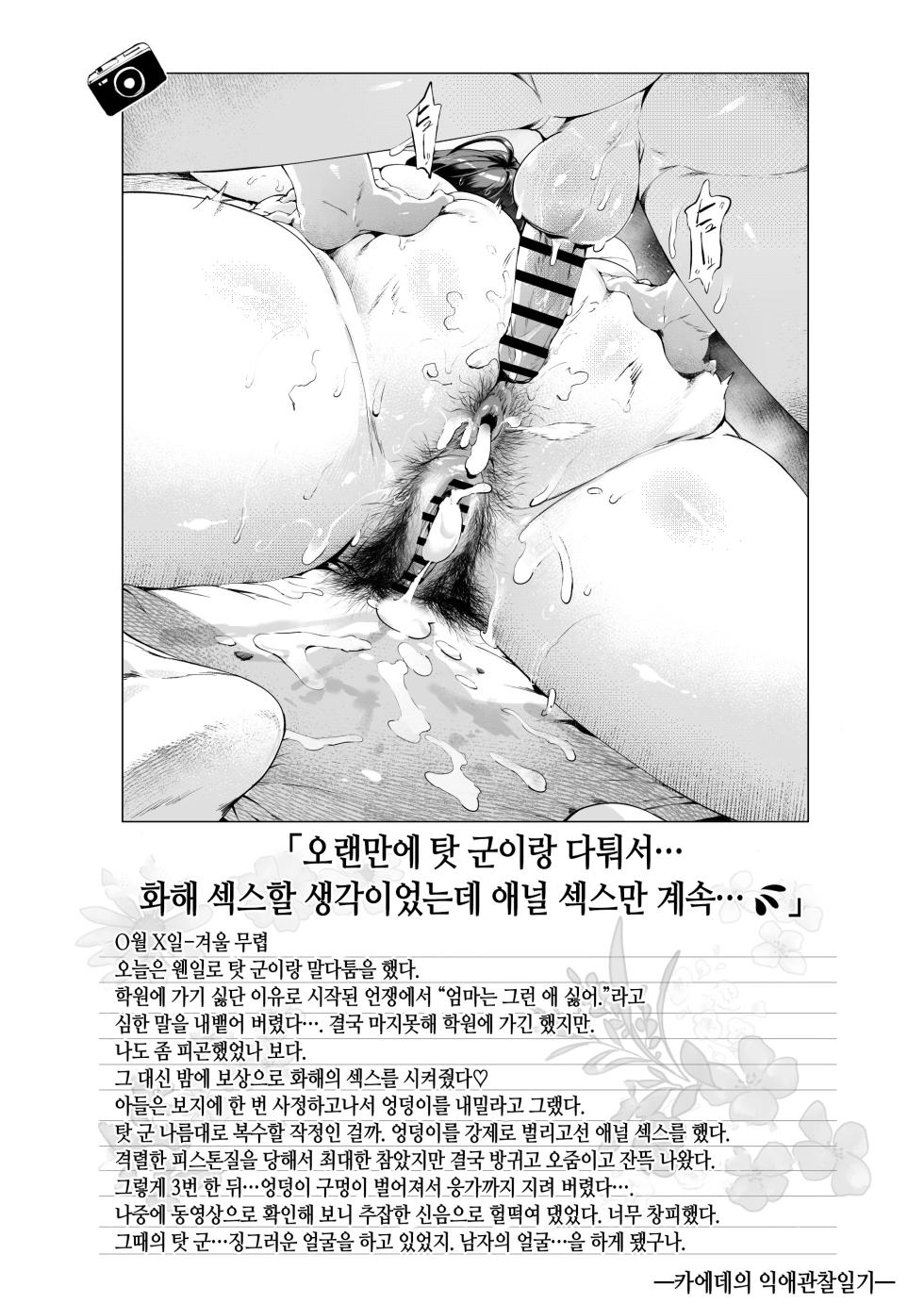 [Vadass (Oltlo)] Dekiai Kansatsu Nikki 3 Kaede Mama (45) Hen | 익애 관찰 일기3 카에데 엄마(45) [Korean] [Digital] - Page 35
