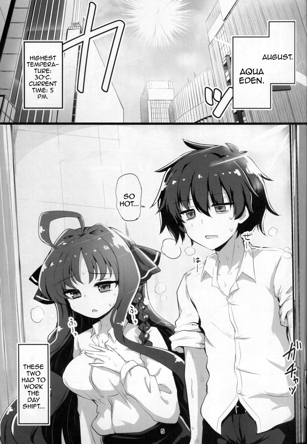 (C106) [Grand Tiramisu (Hakuto Cake)] YuuMiu Torotoro Tairin no Hana |  YuuMiu Great Sappy Flower  (DRACU-RIOT!) [English] {Doujins.com} - Page 4