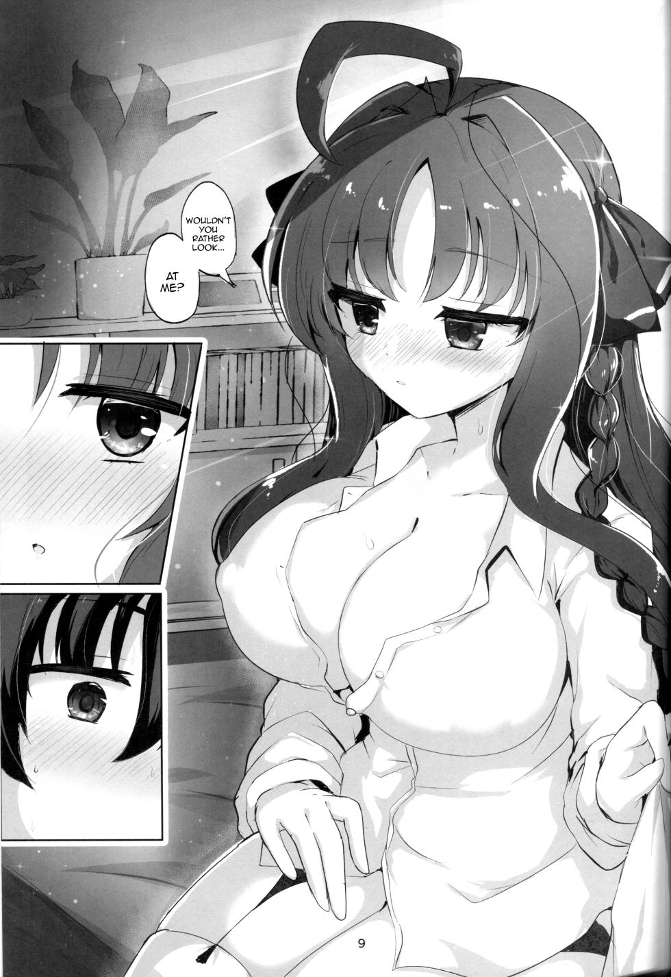 (C106) [Grand Tiramisu (Hakuto Cake)] YuuMiu Torotoro Tairin no Hana |  YuuMiu Great Sappy Flower  (DRACU-RIOT!) [English] {Doujins.com} - Page 8