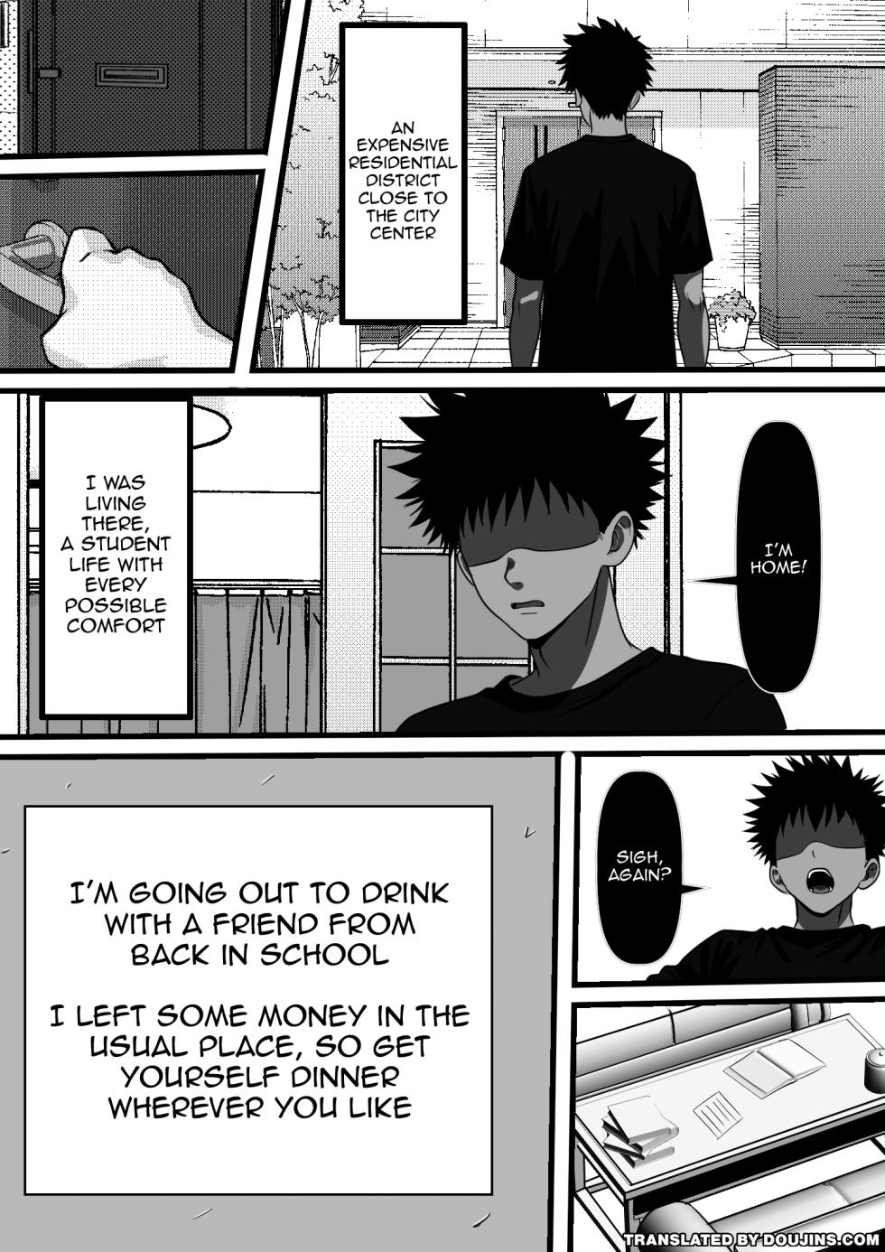 [Furitendou] Mob Danshi datta Ore ga Haha no Kouhai no YanMama o Haramaseru made no Hanashi [English] {Doujins.com} - Page 2