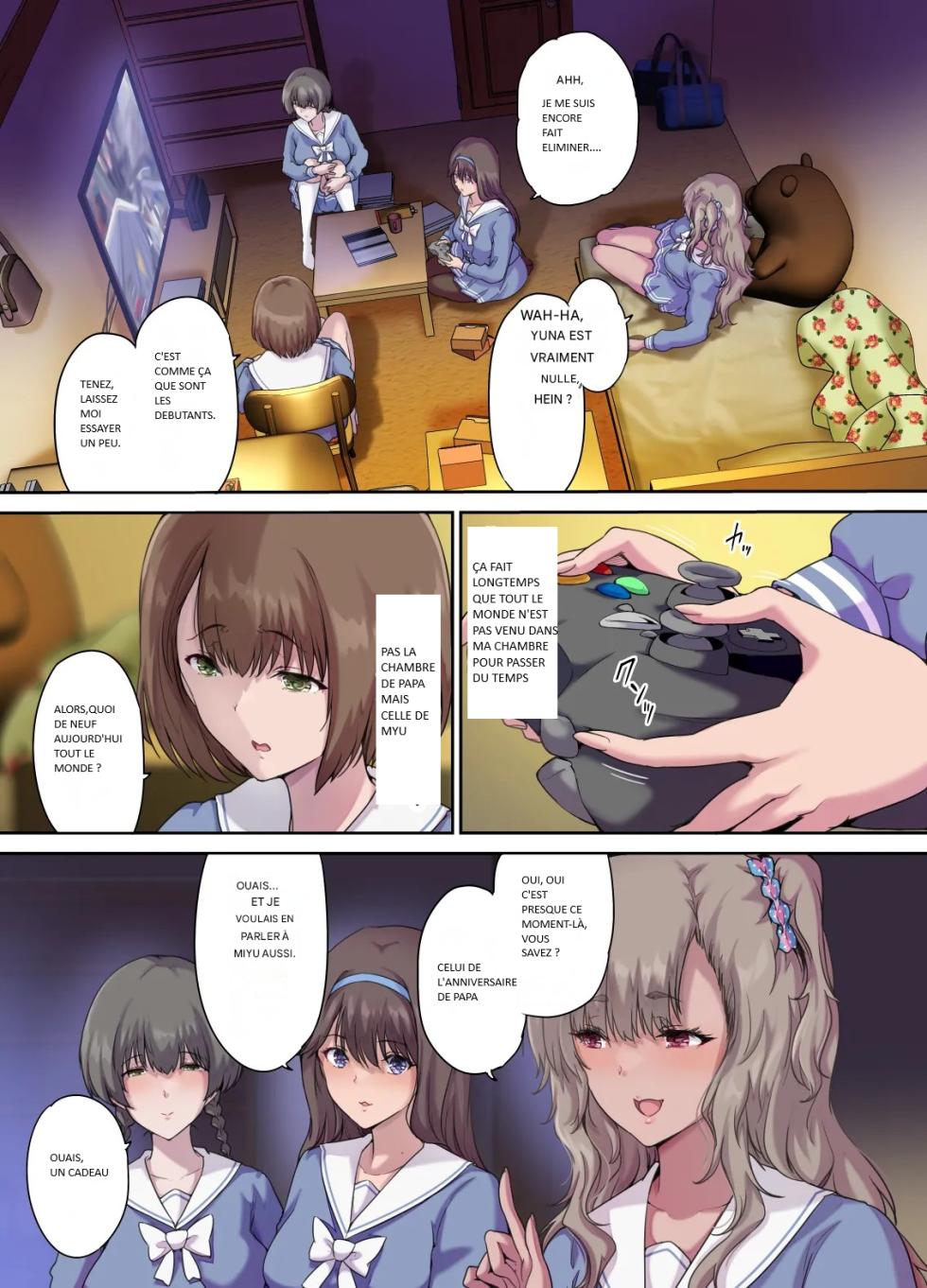 Papa no shinshitsu wa musume tomodachi no tamariba 4 - Page 2
