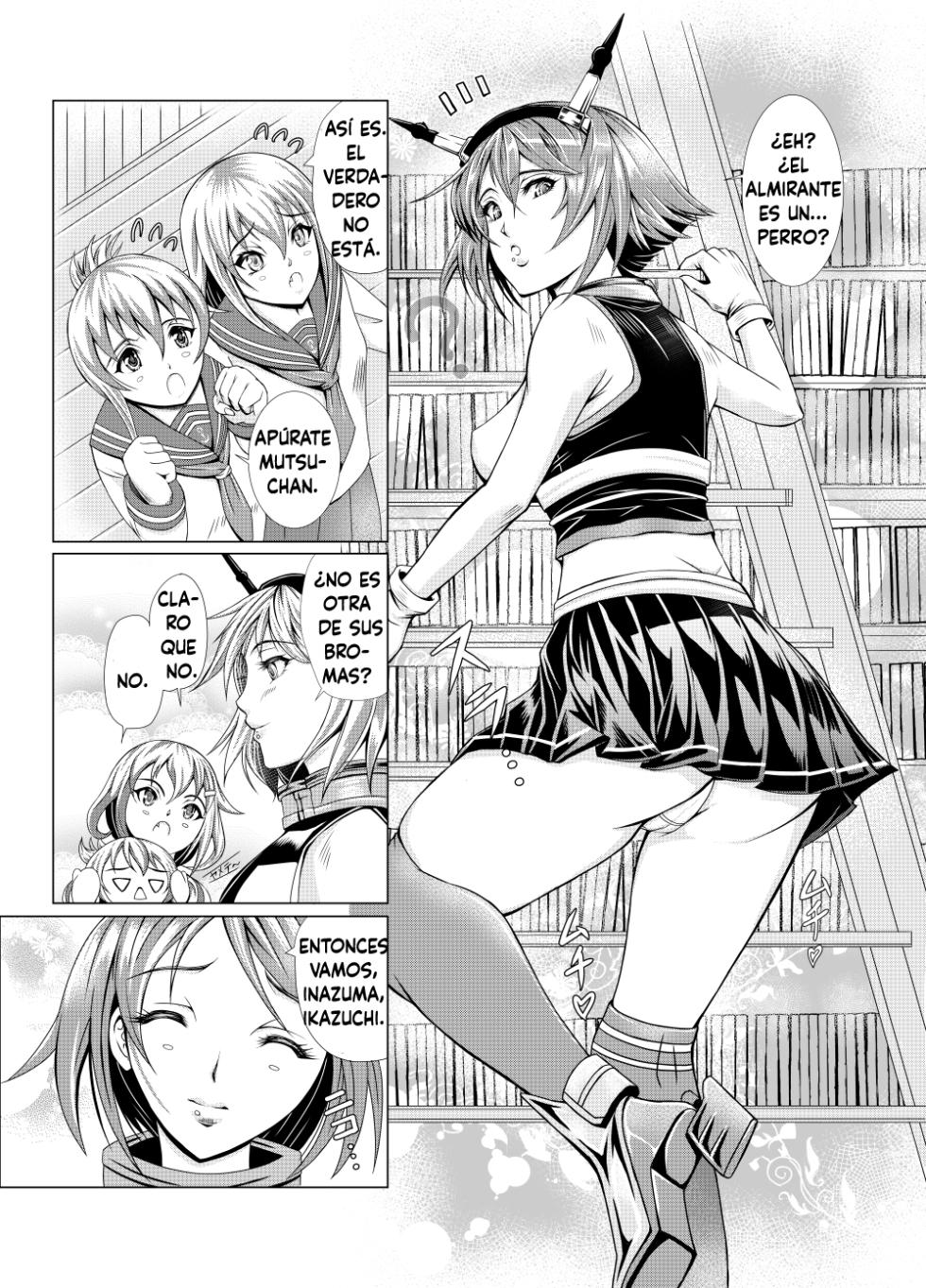 [LUCRETiA (Hiichan)] Ken-Jyuu Dai Yon Kan Ware, Gouchin seri--!! (Kantai Collection -KanColle-) [Spanish] - Page 3