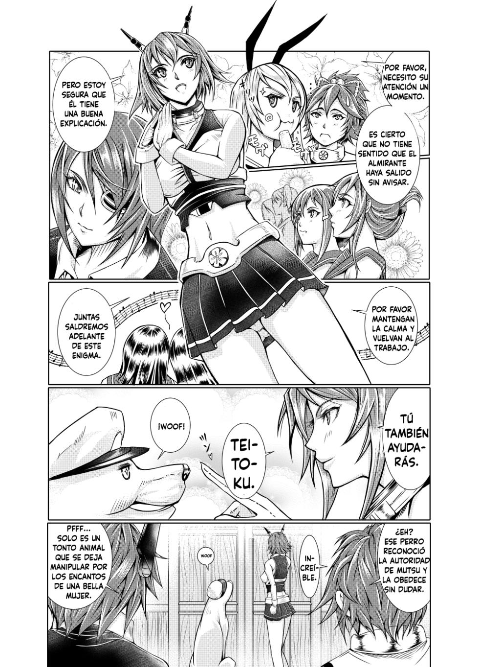 [LUCRETiA (Hiichan)] Ken-Jyuu Dai Yon Kan Ware, Gouchin seri--!! (Kantai Collection -KanColle-) [Spanish] - Page 7