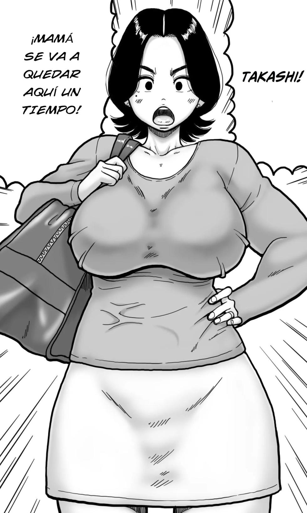 A drunk son mistook his own mother's huge breasts for a brothel and ended up groping them. - Page 3