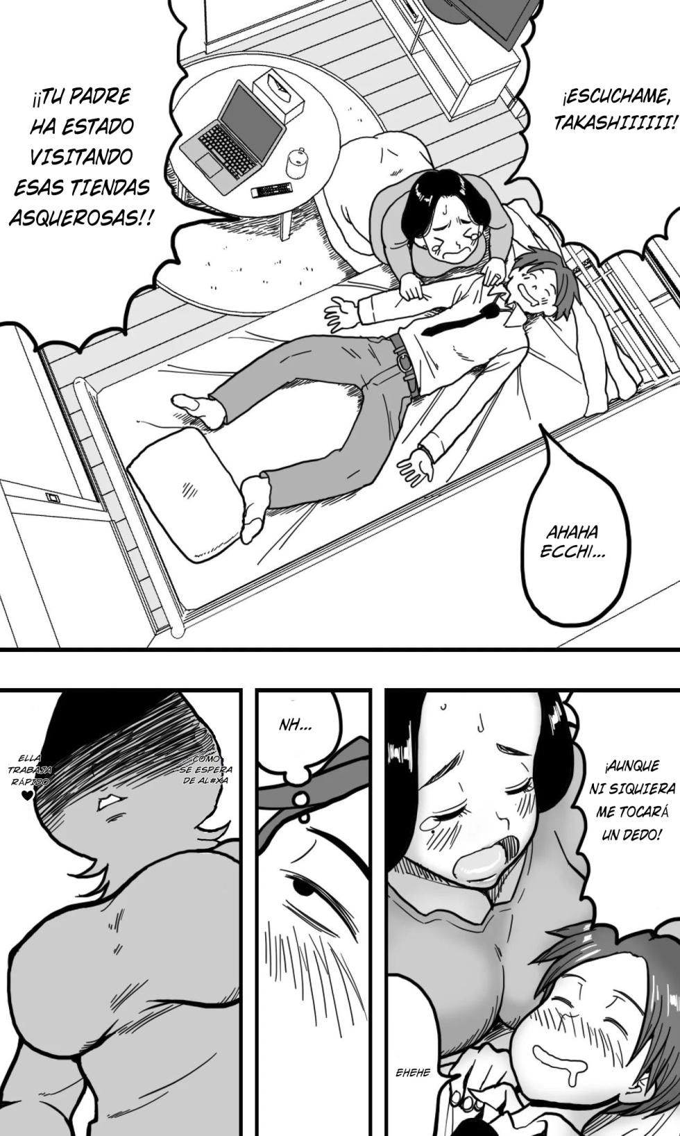 A drunk son mistook his own mother's huge breasts for a brothel and ended up groping them. - Page 5