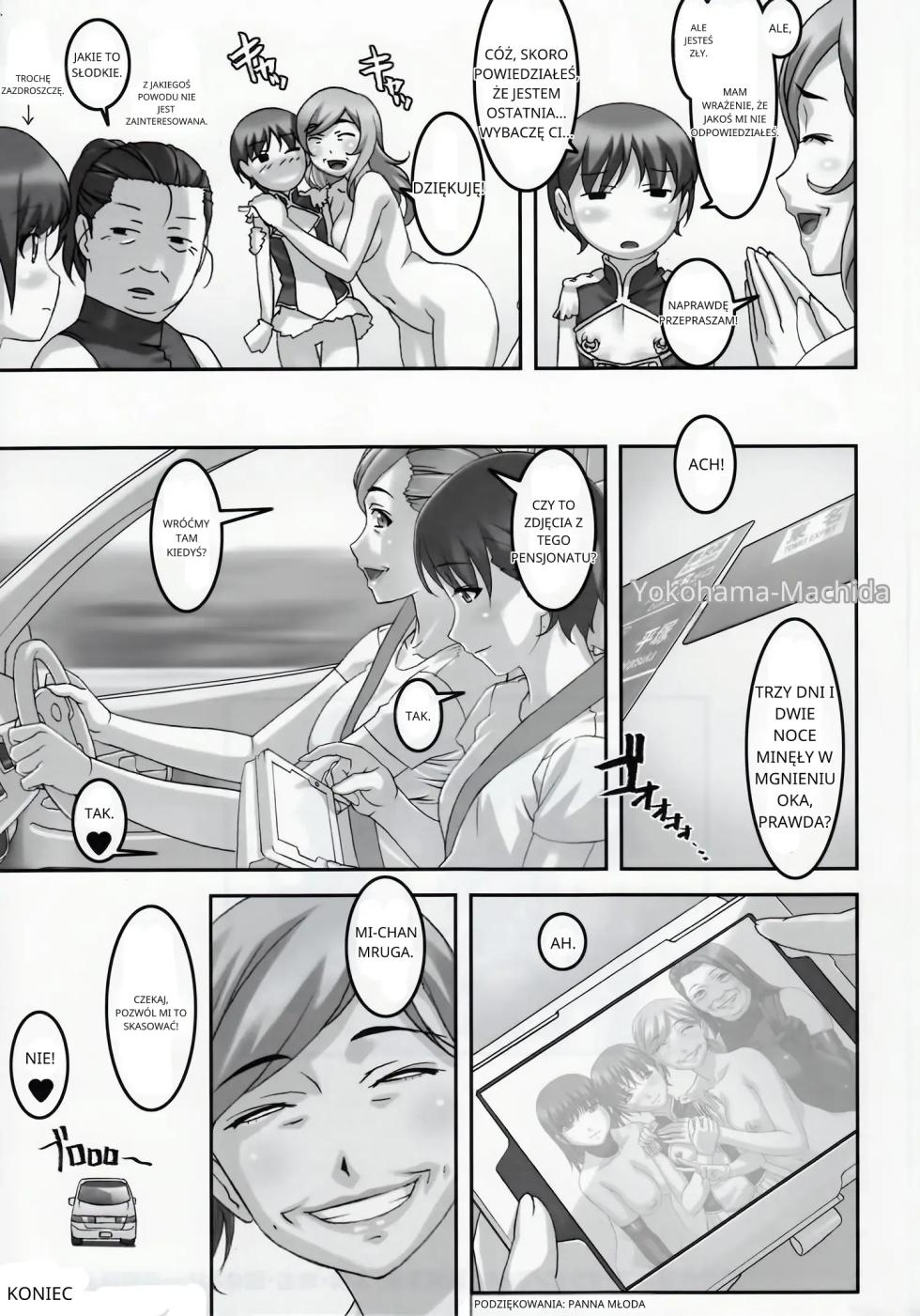 (C87) [Tairikukan Dandoudan Dan (Sakura Romako)] Anoko ga Natsuyasumi ni Ryokou saki de Oshiri no Ana o Kizetsu suru hodo Naburare Tsuzukeru Manga 2 [polski] - Page 22