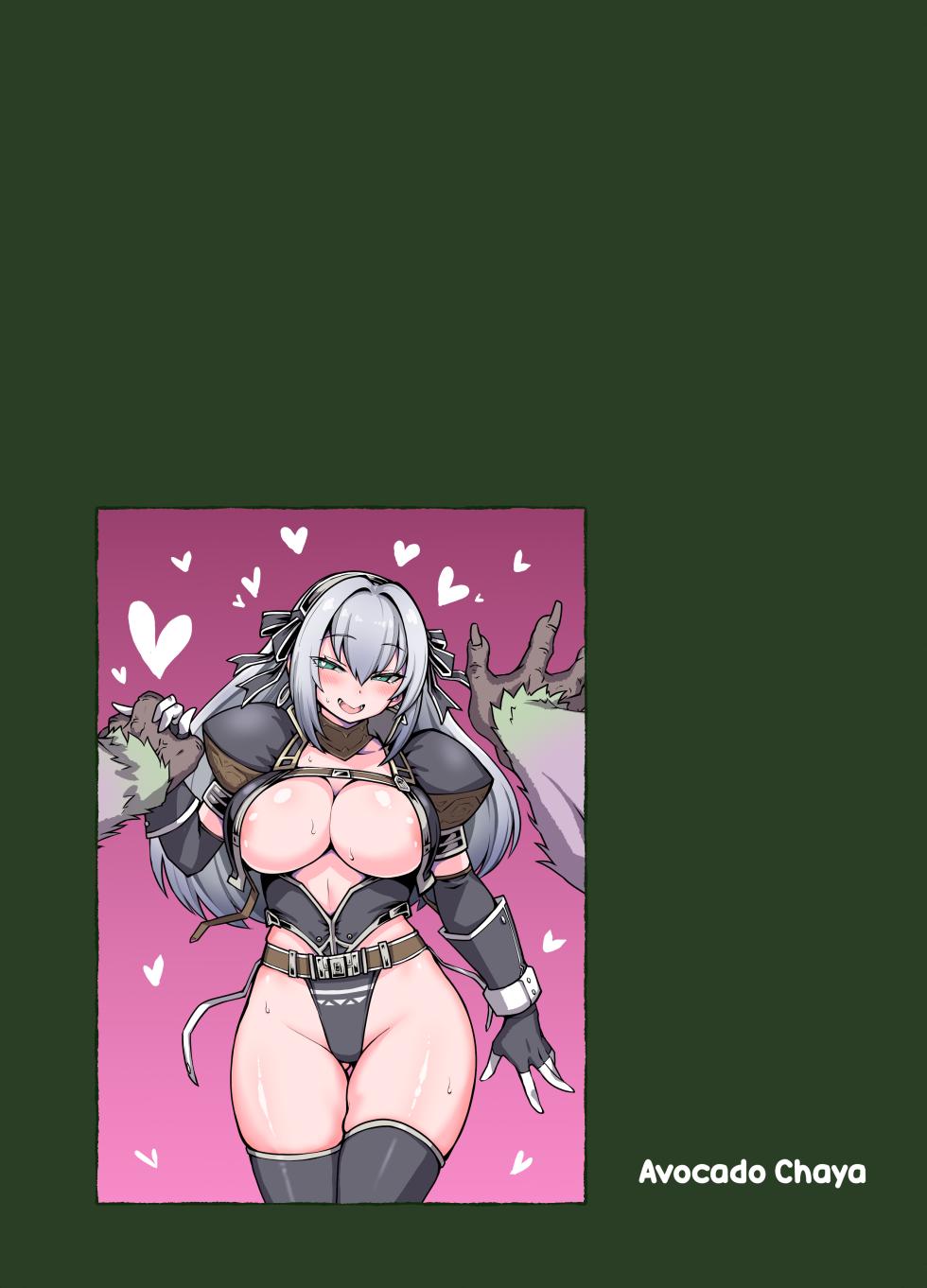 [Avocado Chaya (Yokoshima Koishi)] The Strongest Legend Rasta Hunter, Natasha-san, Suffers Yet Another Defeat Today After All-Out Mating with a Low-Tier Monster Conga (Monster Hunter Frontier) [English] [NudeSalad] [Digital] - Page 38