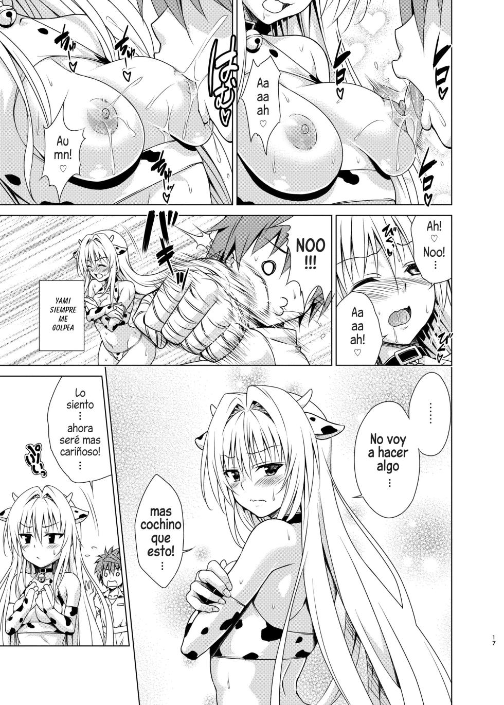 [TORA MACHINE (Kasukabe Taro)] Sakunyuu Bokujou e Youkoso! | Bienvenidos a la Granja de Ordeño! (To LOVE-Ru Darkness) [Spanish] [Harenchi no Fansub] [Decensored]  [Digital] - Page 16