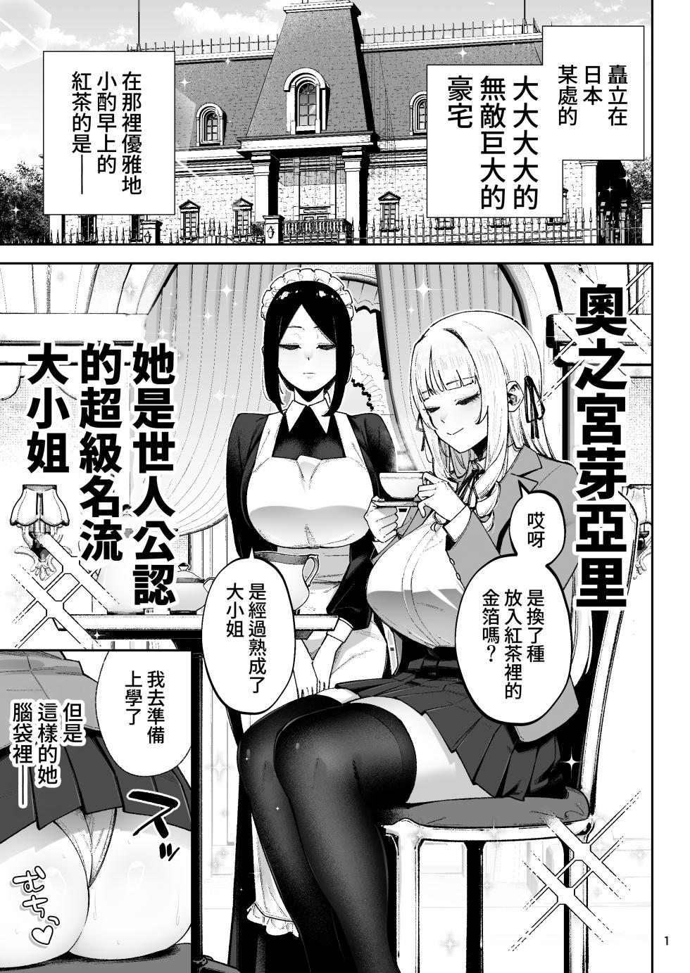 [Golden Bazooka(Gagarin Kichi,, Papicolo)] Soreyuke, Ero Baka Ojou-sama! ~Celeb no Watashi ga Dekachin Shomin wo Tegome ni Suru no wa Touzen desu!~ [Chinese] [Amerins漢化] [Digital] - Page 2