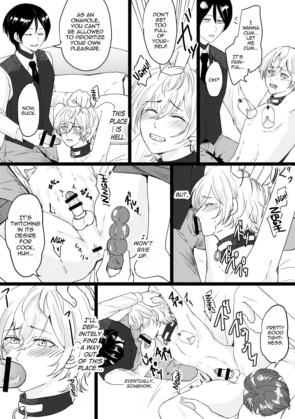 [Mumyou-an] Omega Do○ ~Urareta Basho wa Omega Senmon no Fuuzokuten~ [English] [mysterymeat3] - Page 5